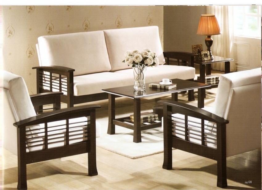 Wooden Sofa Sets India | Sheesham Wood Sofa Sets | Indian Wooden Sofas